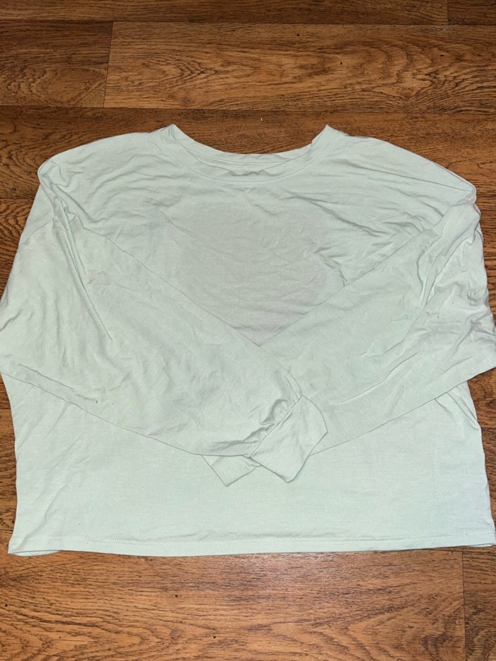 Old Navy Mint Green Long Sleeve activewear Top
